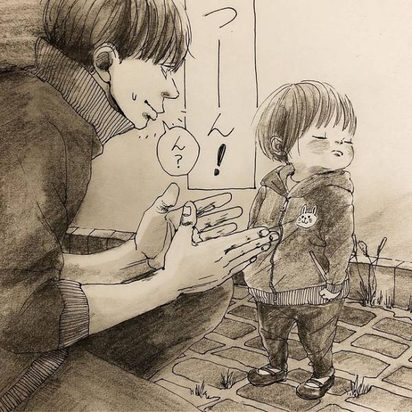 「抱っこしましょうか？」「あっ、いいですー」 #姪っ子エピソード