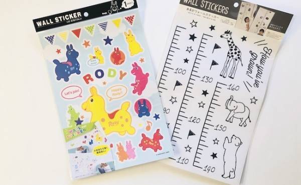 【ダイソー】300円で模様替え♪ロディのルームステッカーがかわいい♡