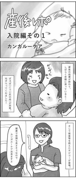 「あったかいなぁ…」初めての抱っこに感激…！ #産後レポ1