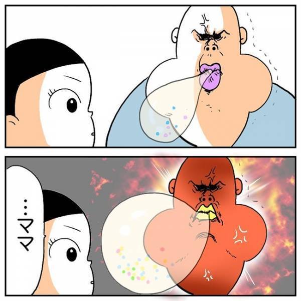 「やみて～！」連続パンチでバルルル！風船の遊び方が斬新すぎて笑える！