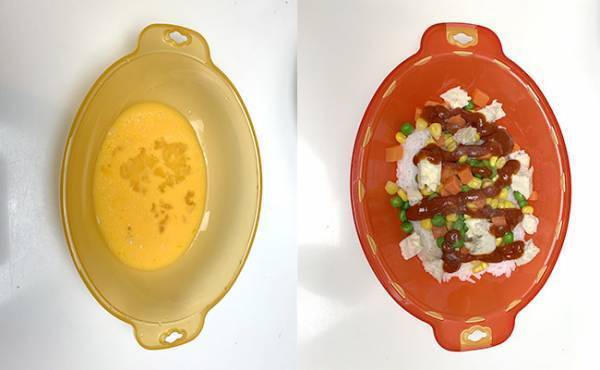 【ダイソー】えっ、オムライス2分！？超時短レンジ調理グッズがすごい！