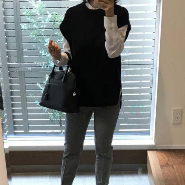 【ユニクロ】1990円は安すぎ！着回し力バツグンの優秀ニットベスト♡