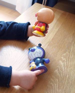 コスパ良すぎ！長く使える「アンパンマンのビニール人形」が大活躍！