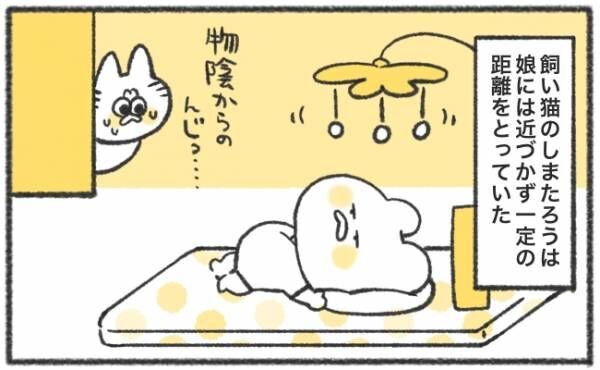 ビクッ 飼い猫が赤ちゃんを警戒して押入れに引きこもり ふたりが打ち解けたのは 57 年8月22日 ウーマンエキサイト ビクッ 飼い猫が赤ちゃんを警戒して押入れに引きこもり ふたりが打ち解けたのは 57 年8月22日 ウーマンエキサイト