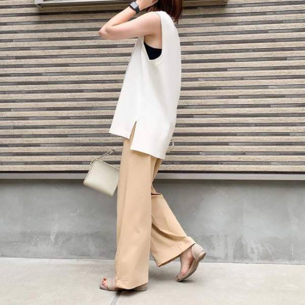 2,990円でも安すぎる！？美脚＆脚長効果◎の涼感夏ボトムス【ユニクロ×マメクロ】