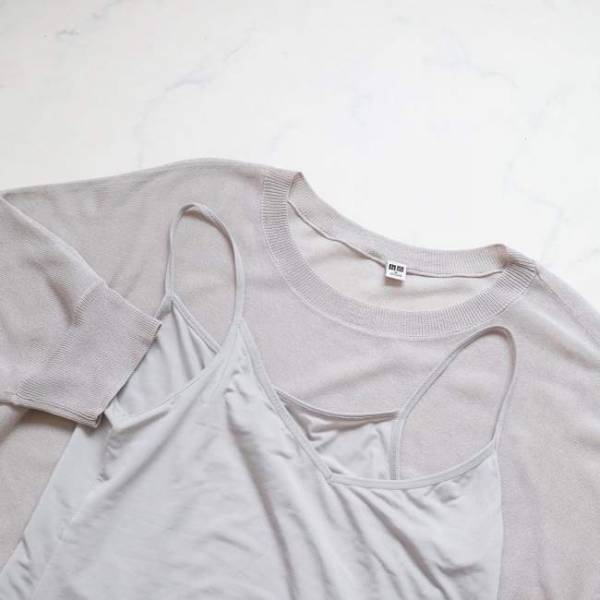 【ユニクロ】これは名品だわ…！1990円のシアーニットが最高の着心地