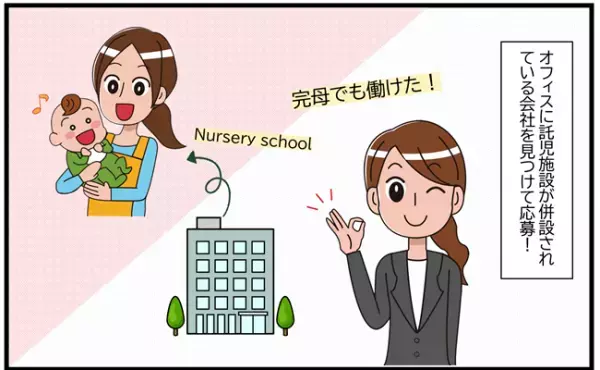 完全母乳でも働けてメリットだらけ！企業内保育所のある会社に応募してよかった！