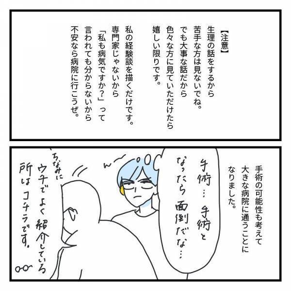 手術の可能性浮上！ 大きな病院での診察へ【生理痛を気合で我慢＃10】