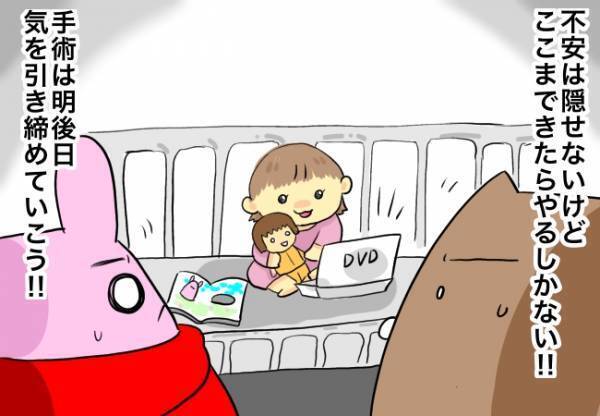 受付を済ませ、入院生活スタート【口唇口蓋裂ちゃん、育ててます121】