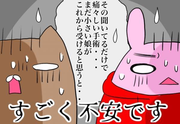 手術内容に驚愕！切る？縫う！？痛々しい手術内容にパパママ絶句…！