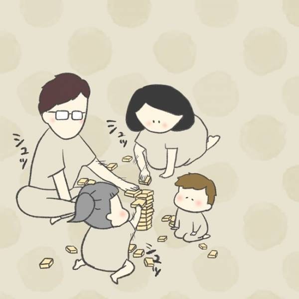 「天才かもしれないｗ」ゲームに普通に参加してくる1歳児。その器用さに親もビックリ！