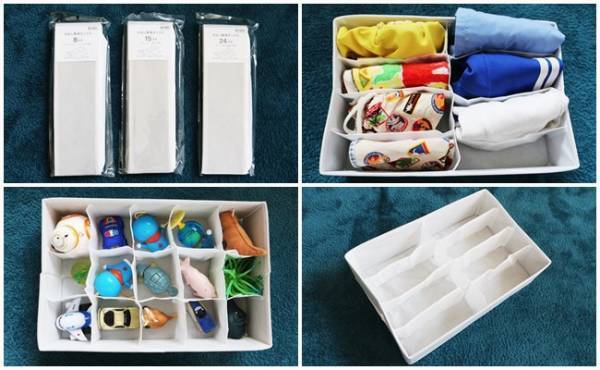 【ニトリ】300円で引き出しスッキリ！子どもがお片付けじょうずに♪