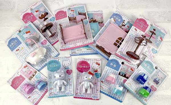 【100均】売り切れ必至！人気商品の再販！キティちゃん着せ替え人形が可愛くてツボな件