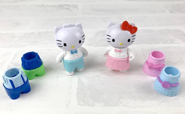 【100均】売り切れ必至！人気商品の再販！キティちゃん着せ替え人形が可愛くてツボな件