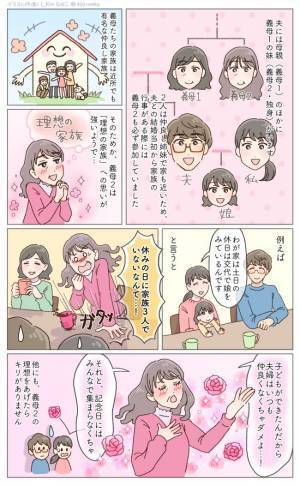 理想の家族像を押し付けないでよ！義母の独自ルールにイライラが爆発寸前