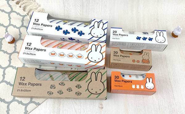 【ダイソー】ミッフィー新作キター！激カワな上に超使える総柄ワックスペーパーが早くも話題！