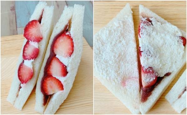 その発想はなかった【ローソン・ファミマ】変わり種いちごサンド食べ比べ