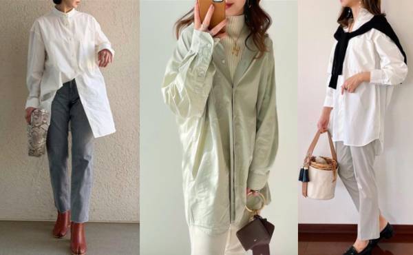 【ユニクロ】1枚あれば何かと使えると人気！体型カバーが叶うシャツ