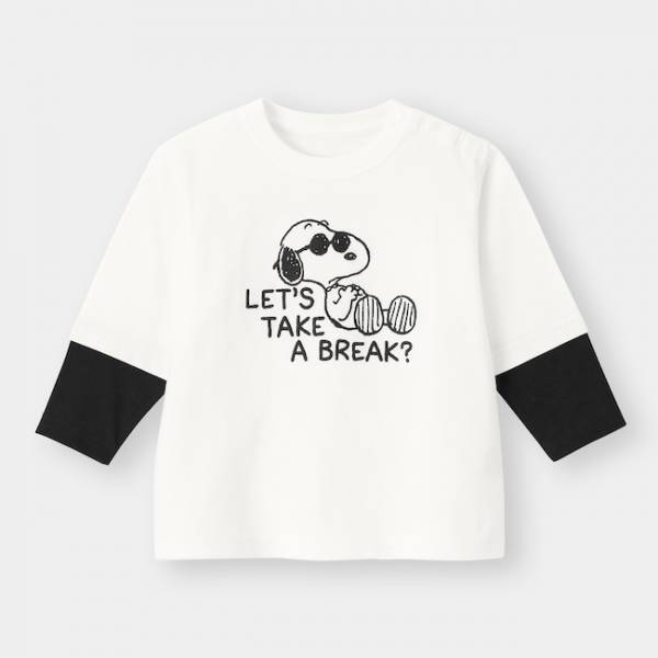 【GU baby】売り切れ必至の【スヌーピー】コラボ爆誕！キッズサイズ展開も！