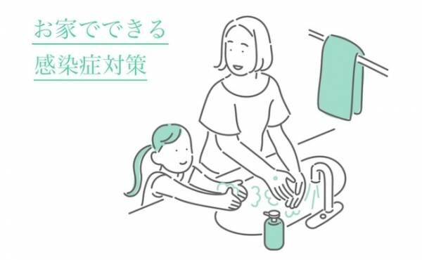 手洗いをする親子のイメージ