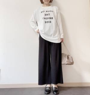 【しまむら】買わなきゃ損！トレンドのシアーニット&ロゴTのセットが1,290円！