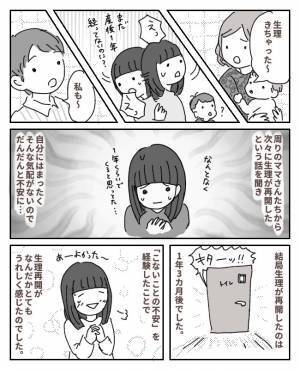 「え？まだなの私だけ？」ラク～からの超不安。産後の生理が再開しない…