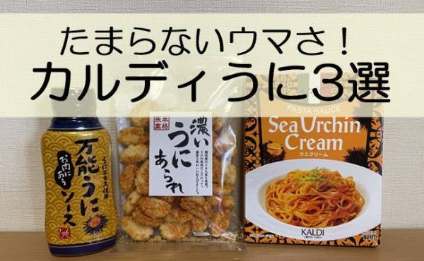 話題沸騰！【カルディ】おうちでプチ贅沢☆絶品うに尽くしアイテム3選！