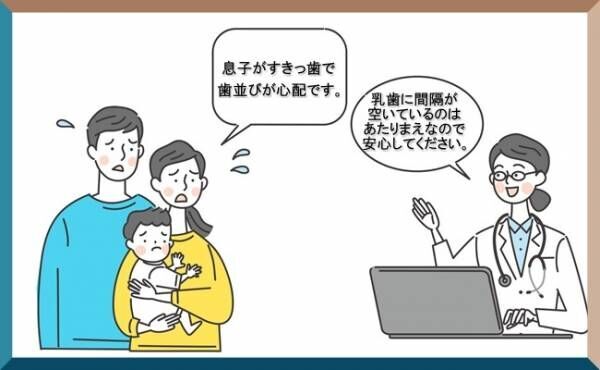 赤ちゃんの歯に隙間が 将来 歯並びが悪くなるのではと心配で相談した結果 21年6月25日 ウーマンエキサイト 1 2