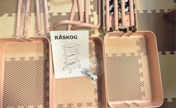 「やっぱりイイ！」おむつもおもちゃも出し入れ簡単！子どもが成長しても使えるワゴン収納