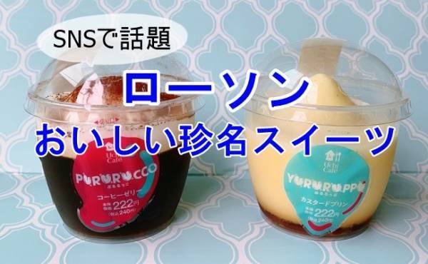 SNSで話題！【ローソン】のお家芸！？新作「珍名スイーツ」の正体とは
