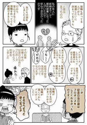 「プロポーズするの？しないの？」せっかちな私と説明不足の彼の未来は…