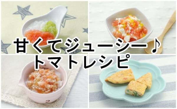 甘くてうまみたっぷり！ぜひ作りたい旬のトマトレシピ【初期～完了期】
