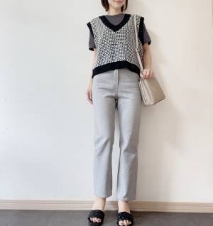 【しまむら】ありえない激安価格！1,089円のショートベストが着回し力高めでお得！