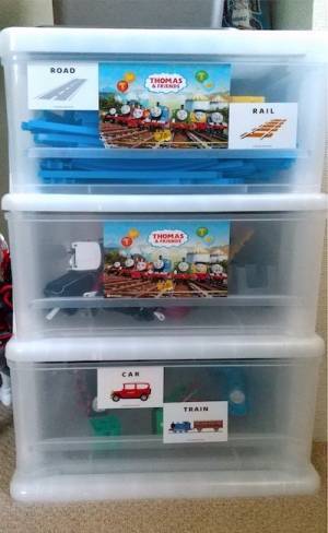 【ニトリ】おもちゃの収納は全部ニトリで解決！3歳男児の大量なおもちゃもスッキリ片付く♪