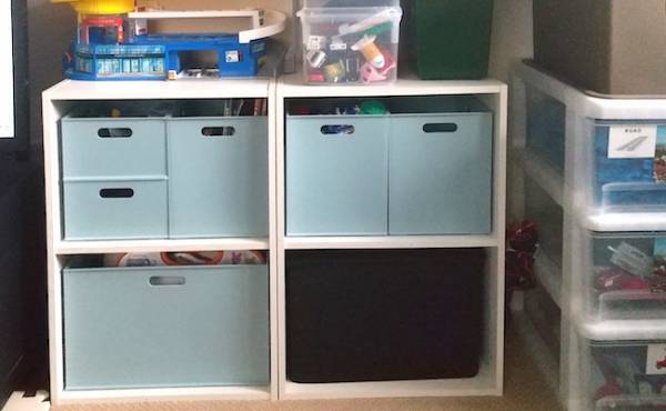 【ニトリ】おもちゃの収納は全部ニトリで解決！3歳男児の大量なおもちゃもスッキリ片付く♪