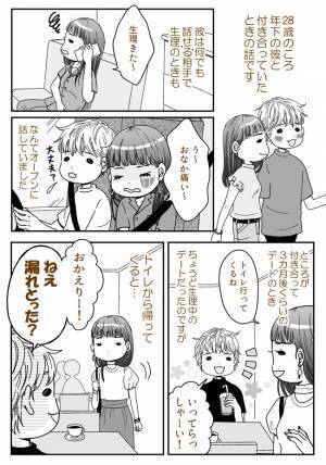 「は？なんで聞くの！？」彼が驚愕発言！トイレのたびに…【生理体験談】