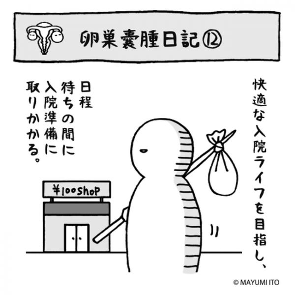 頼むぞ援護部隊 手術入院に向けていざ入院準備 卵巣嚢腫日記 12 21年10月4日 ウーマンエキサイト