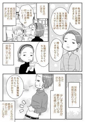 「えっ、破裂！？」生理は3カ月に1度。おなかの膨らみが気になり受診すると…