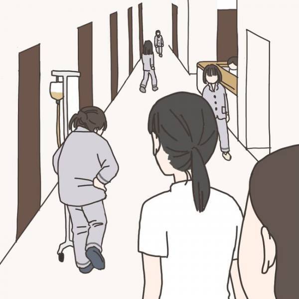 「え…！？みんな無言で？」病棟に入って見た異様な光景は…／40代婦人科トラブル#52