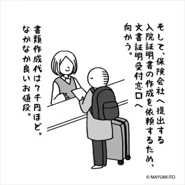 「誰も知るまい！」ついに退院！退院姿は…まさかの全開！？／卵巣嚢腫日記。#34