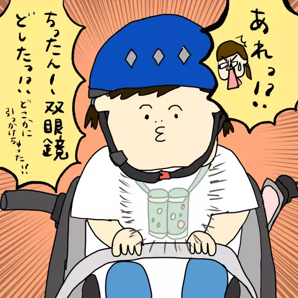 「裏切られたー！」娘の工作を身に着けて一緒にお買い物。すると…あれっ！？