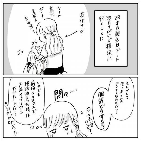 「きれい目ワンピ着てく？」誕生日前日に悶々。そして連れていかれたのは…／プロポーズされたい！11