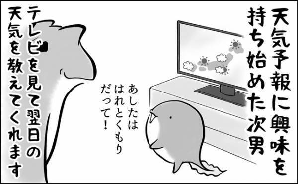 「もうそれ正解で良し！」かわい過ぎる！息子の天気予報が想像の斜め上すぎた件