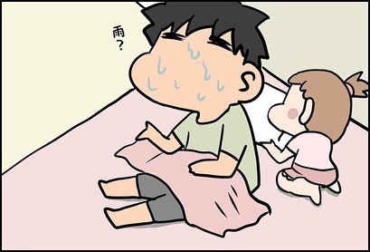 なぜ！？突然顔がビショビショに…！つい笑っちゃう赤ちゃんあるある2選