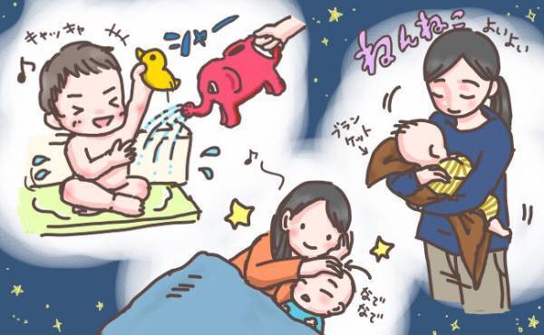 「頼むから寝ておくれ…！」わが家で実践して効果的だった寝かしつけの方法3選