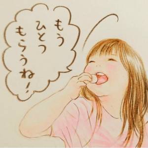 赤ちゃんにおやつをあげていたら「食べさせてあげる！」からの…？上の子あるある