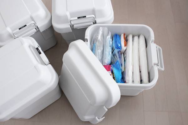 【9月は防災月間】無印良品の「頑丈収納ボックス」が防災備蓄品の収納に最適だった！