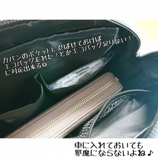 【100均】かばんに入れておきたい！携帯用レジ袋グッズが便利♪