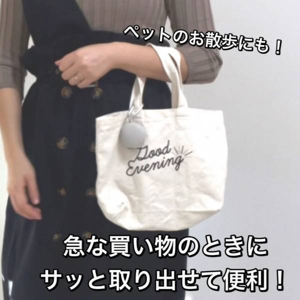 【100均】かばんに入れておきたい！携帯用レジ袋グッズが便利♪