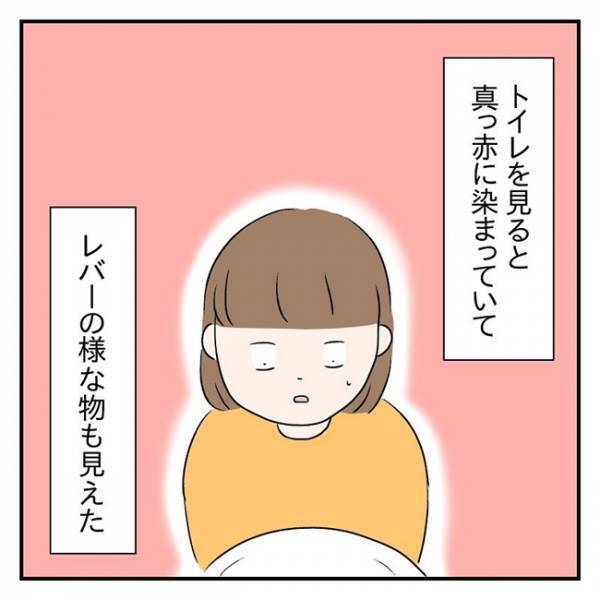 「出たかもしれない」長い腹痛のあと「何か出た感覚」が。まさかこの中に？ #流産のはなし 12